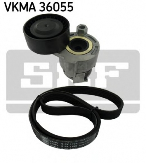 VKMA 36055 SKF Роликовий модуль натягувача ременя (ролик, ремінь)