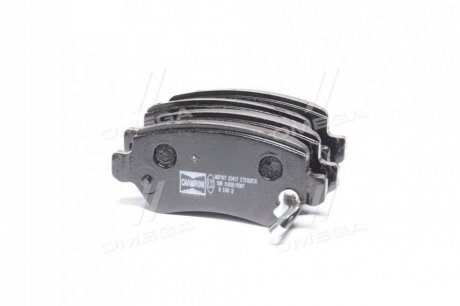 573122 CHAMPION Колодка торм. OPEL ASTRA G задн. (пр-во CHAMPION)