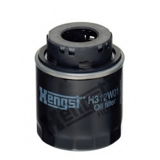 H312W01 HENGST Фільтр масляний двигуна AUDI, VW (вир-во Hengst)
