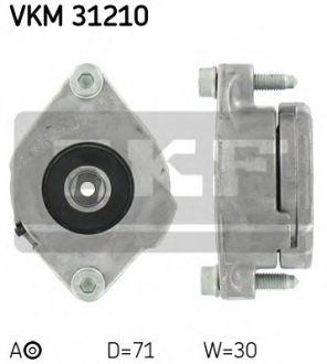 VKM 31210 SKF Натяжной ролик, поликлиновой ремень (пр-во SKF)