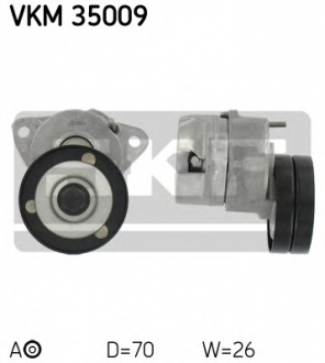 VKM 35009 SKF Роликовий модуль натягувача ременя