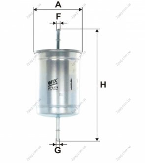 WF8174 WIXFILTRON Фильтр топл. WF8174/PP866/1 (пр-во WIX-Filtron)