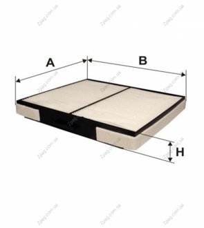 WP9200 WIXFILTRON Фільтр салону WP9200/K1149 (вир-во WIX-FILTERS)