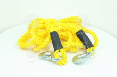 Трос буксировочный круглий С-крюк 5т. 6м. <ДК> DK46-N560