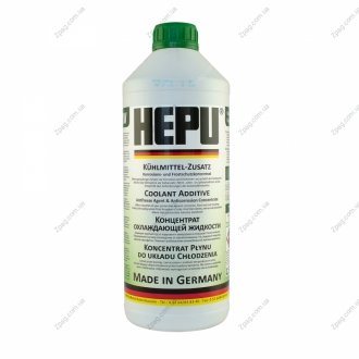 P999-GRN HEPU Антифриз HEPU G11 FULL GREEN (Канистра 1,5л)
