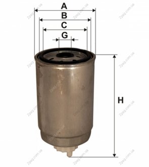 95045E WIXFILTRON Фильтр топл. 95045E/861/5 (пр-во WIX-Filtron)