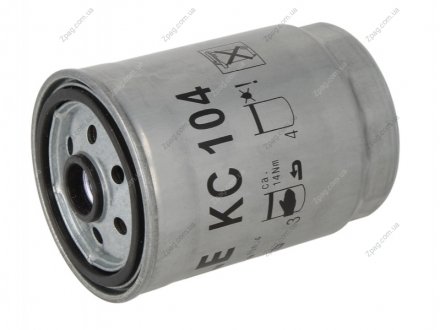 KC104 MAHLE Фильтр топливный VOLVO (пр-во Knecht-Mahle)