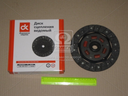 Диск зчеплення ведений ВАЗ 2108-09,14-15 <ДК> 2108-1601130