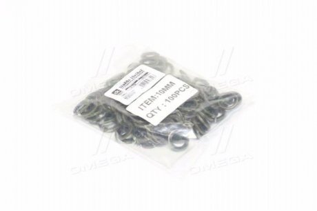 Шайба 10х16х2 з гумовим ущ. 100 шт. <ДК> DK.10162