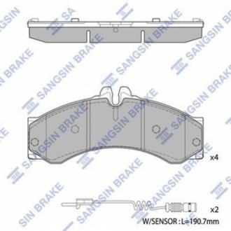 SP1277 Hi-Q  Колодка торм. MB SPRINTER (пр-во SANGSIN)