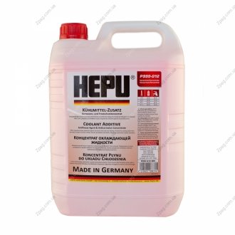 P999-G12-005 HEPU Антифриз Coolant Additives G12 красный 5л