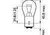 13499 CP PHILIPS Автолампа Philips P21/5W 24V 21/5W BAY15D (фото 2)