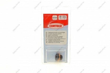 220150S CORTECO Пробка зливу олії VAG (вир-во Corteco)