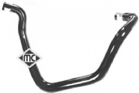 08438 Metalcaucho Патрубок радиатора (08438) Metalcaucho