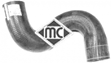 08620 Metalcaucho Патрубок радиатора (08620) Metalcaucho