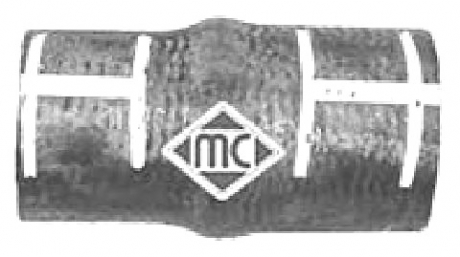 08950 Metalcaucho Патрубок радиатора (08950) Metalcaucho