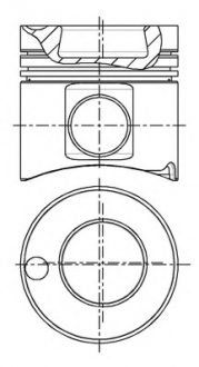 87-179300-80 Nural Поршень MB 128.0 OM442 (пр-во Nural)