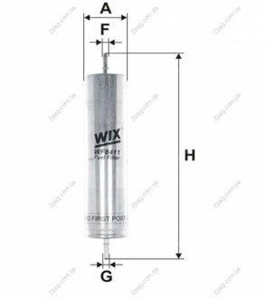WF8411 WIXFILTRON Фильтр топливный (пр-во Wix-Filtron)