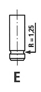 R3988RCR Freccia Клапан випускний CITROEN 3988/RCR EX