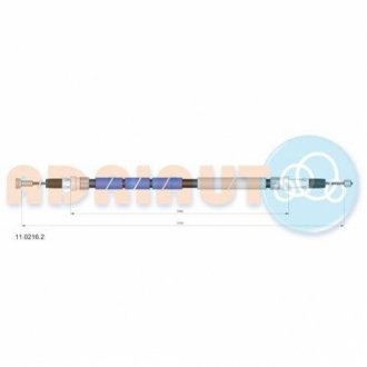 11.0216.2 ADRIAUTO Тросик стояночного тормоза Adriauto