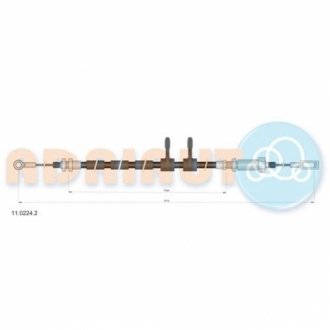 11.0224.2 ADRIAUTO Тросик стояночного тормоза Adriauto