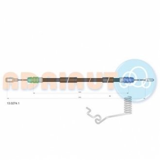 13.0274.1 ADRIAUTO Тросик стояночного тормоза Adriauto