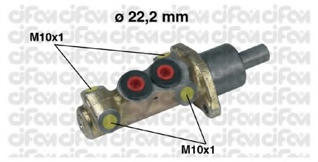 202-196 CIFAM Гальмівний циліндр головний T4/Caddy 1.9D/TD (22.2mm)