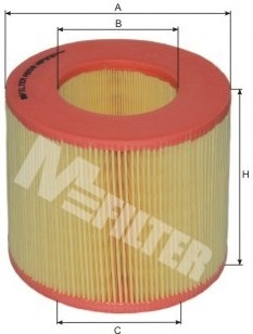 A558 MFILTER Фильтр воздушный (пр-во M-Filter)