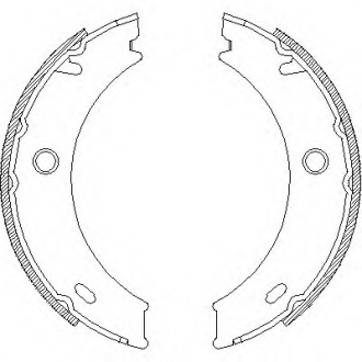 4714.01 REMSA Колодки гальмівні барабанні