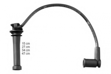 ZEF1540 BERU Комплект кабелів високовольтних
