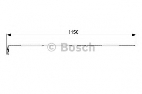 1 987 473 004 Bosch Датчик ЗНОШУВАННЯ ДИСК.КОЛ.ЗАД