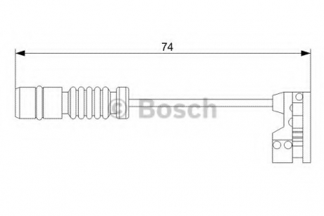 1 987 473 008 Bosch Датчик ЗНОШУВАННЯ ДИСК.КОЛ.ПЕРЕД