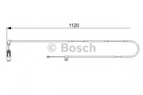 1 987 473 010 Bosch Датчик ЗНОШУВАННЯ ДИСК.КОЛ.ЗАД