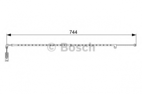 1 987 473 021 Bosch Датчик ЗНОШУВАННЯ ДИСК.КОЛ.ПЕРЕД