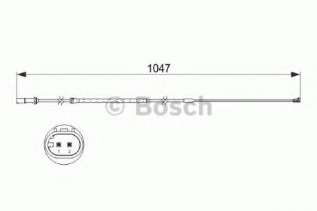 1 987 473 512 Bosch Датчик зносу гальмівних колодок