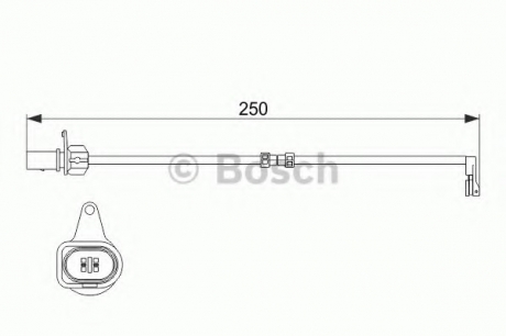 1 987 474 510 Bosch Датчик зносу гальмівних колодок