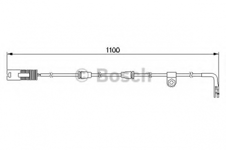 1 987 474 942 Bosch Датчик ЗНОШУВАННЯ ДИСК.КОЛ.ЗАД