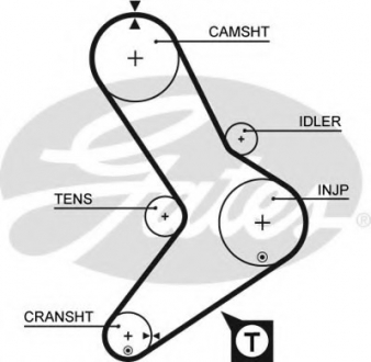Ремінь зубчастий (довж. 60-150) 5039