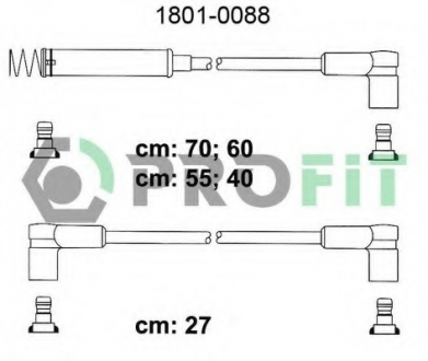 1801-0088 PROFIT Комплект кабелів високовольтних