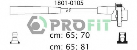1801-0105 PROFIT Комплект кабелів високовольтних