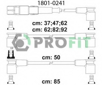 1801-0241 PROFIT Комплект кабелів високовольтних