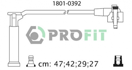 1801-0392 PROFIT Комплект кабелів високовольтних