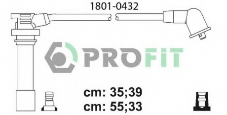 1801-0432 PROFIT Комплект кабелів високовольтних