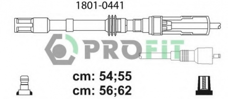 1801-0441 PROFIT Комплект кабелів високовольтних