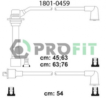 1801-0459 PROFIT Комплект кабелів високовольтних