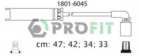 1801-6045 PROFIT Комплект кабелів високовольтних