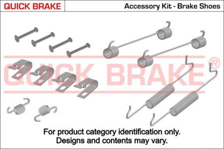 105-0019 QUICK BRAKE Р/к барабанних гальм. колодок