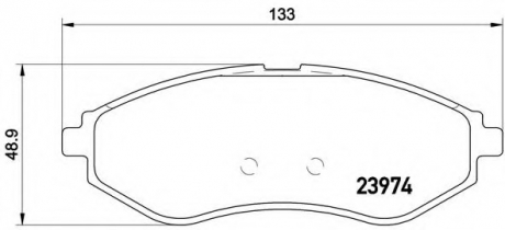 P24048 Brembo Тормозные колодки Brembo Aveo