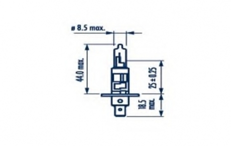 48708 NARVA Автолампа Narva H1 HD 24V 70W