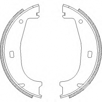 4406.00 REMSA Колодки гальмівні барабанні